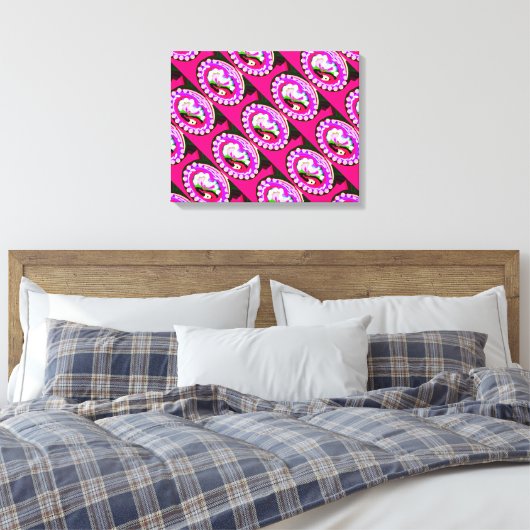 Echoes art canvas afdruk (Insitu (Slaapkamer))