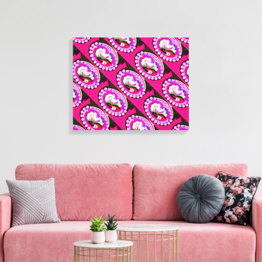Echoes art canvas afdruk (Insitu (Woonkamer))