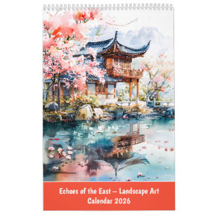 Échoes de l'Orient – Calendrier d'art de paysages