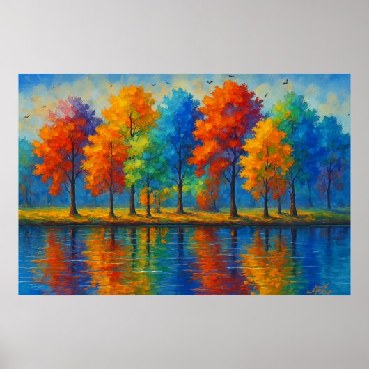 Echoes of Color Landscape Poster (Voorkant)