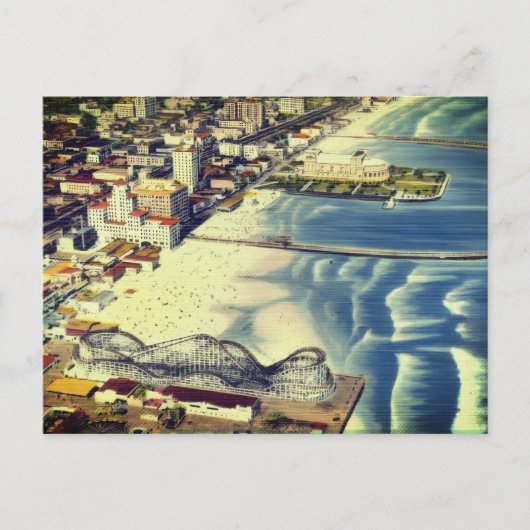 Echoes of Long Beach (Classic Coastal California) Briefkaart (Voorkant)