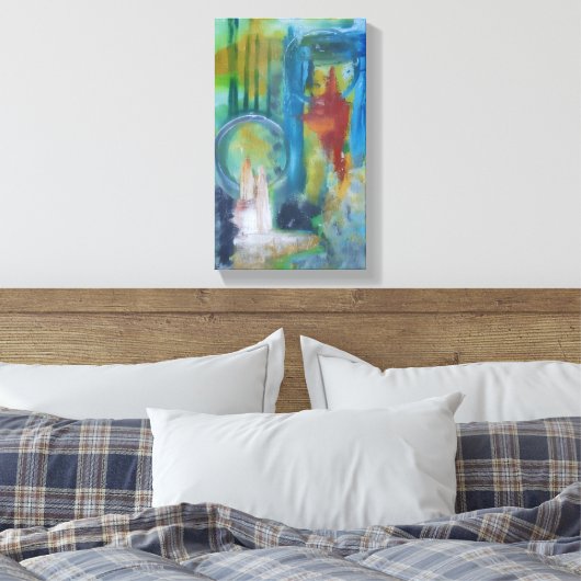 Echoes of Serenity Canvas Afdruk (Insitu (Slaapkamer))