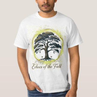 Echoes of the Field - Artistieke Natuur-geïnspiree T-shirt