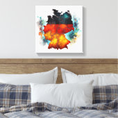 echoes of unity canvas afdruk (Insitu (Slaapkamer))