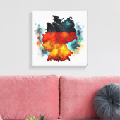 echoes of unity canvas afdruk (Insitu (Woonkamer))