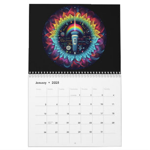echografisch-kleurige ultrasone golven-fysica kalender