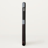 Echografische foto Dusty Blue Monogram Case-Mate iPhone Case (Achterkant/links)