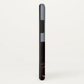 Echografische foto Dusty Blue Monogram Case-Mate iPhone Case (Achterkant / rechts)