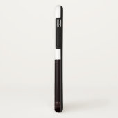 Echografische foto zwart-wit monogram Case-Mate iPhone case (Achterkant/links)