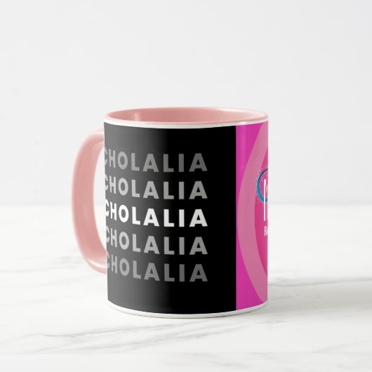 Echolalia Rainbow Infinee Cafe Mug (Devant gauche)