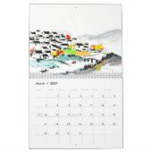 Échos modernes de la Chine – Calendrier Encre & Cu (Mar 2027)