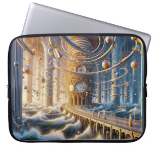 Echo's van '73: het labyrint van de Chronos Ocean Laptop Sleeve