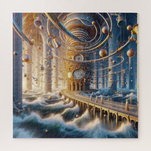 Echo's van '73: het labyrint van de Chronos Ocean Legpuzzel (Verticaal)