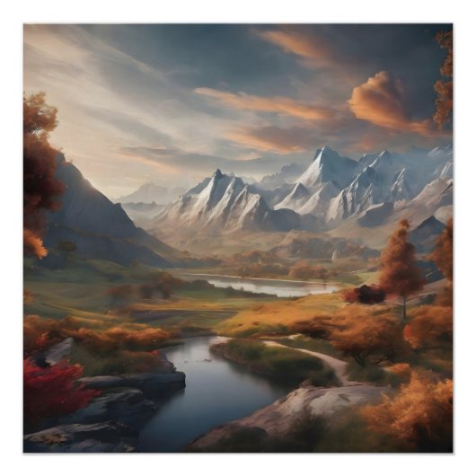 Echo's van de eeuwigheid perfect poster (Voorkant)