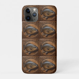 Echo's van de rivier: Murray Cod Wood Print, iPhone 11 Pro Hoesje