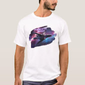 Echo's van de ruimteodyssee van het universum t-shirt (Voorkant)