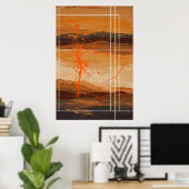 Echo's van de woestijn poster (Thuiskantoor)
