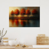 Echos van Emberlight Landschap Poster (Keuken)