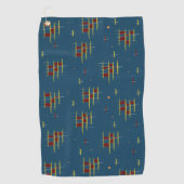 Echo's van geometrie golfhanddoek (Voorkant)