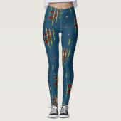 Echo's van geometrie leggings (Voorkant)