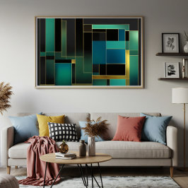 Echo's van geometrie poster