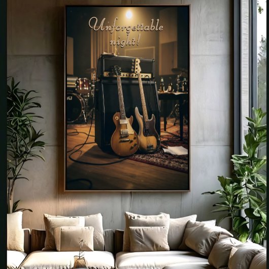 Echo's van het podium canvas afdruk