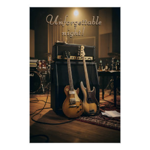 Echo's van het podium perfect poster