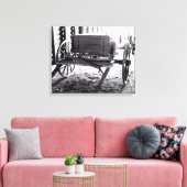 Echo's van het verleden canvas afdruk (Insitu (Woonkamer))