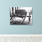 Echo's van het verleden canvas afdruk (Insitu (Houten vloer))