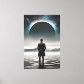 Echo's van oneindigheid canvas afdruk (Voorkant)