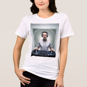Echo's van Stilte – De Void DJ Tri-Blend Shirt