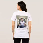 Echo's van Stilte – De Void DJ Tri-Blend Shirt (Achterkant volledig)