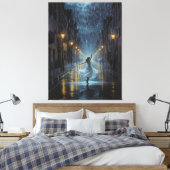 Echo's van vreugde canvas afdruk (Insitu (Slaapkamer))