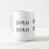 échouer goto ; tasse (Devant gauche)