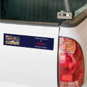 ECHS Baseball Bumpersticker (gepersonaliseerd) (Op Truck)