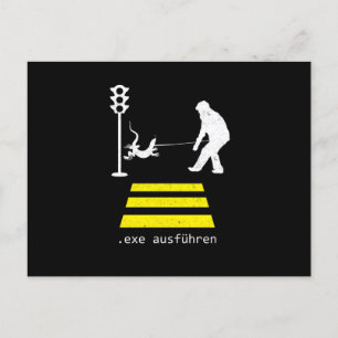 Echse Ausfhren Programmierer Coder Programmer Gift Briefkaart