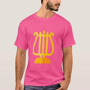 Echt als een Lyre snaarinstrument T-shirt