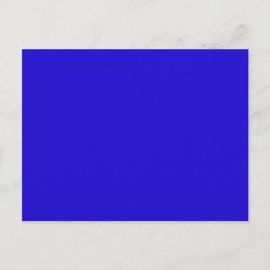 Echt blauw briefkaart (Voorkant)
