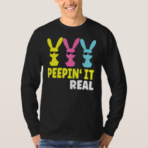 Echt blij Pasen Konijn Eiers zoeken 1 T-shirt