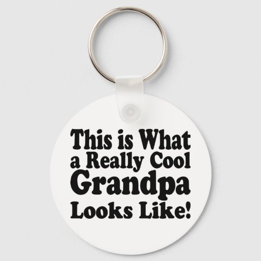 Echt Cool Grandpa Sleutelhanger (Voorkant)