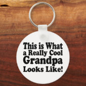 Echt Cool Grandpa Sleutelhanger (Voorkant)