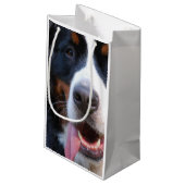 Echt Cute Bernese Mountain Dog Klein Cadeauzakje (Achterkant Gekanteld)