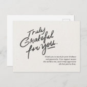 Echt dankbaar voor jou  briefkaart (Voorkant / Achterkant)