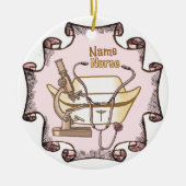 Echt een coole verpleegkundige keramisch ornament (Voorkant)