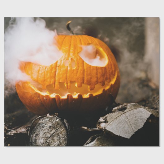 Echt een Jack-O-Lantern Cadeaupapier (Vlak)