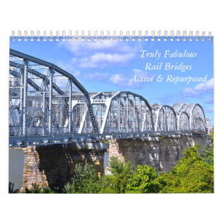 Echt fantastische spoorbruggen wandkalender kalender