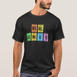 Echt Genie Periodiek Systeem der Elementen Grappi T-shirt
