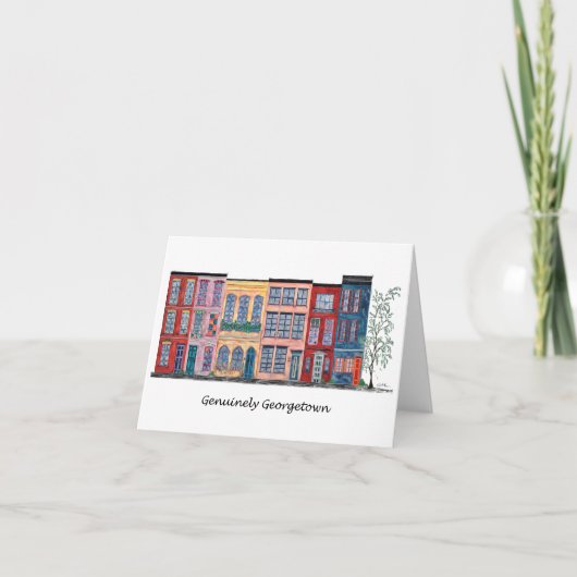 Echt Georgetown Bedankkaart (Voorkant)