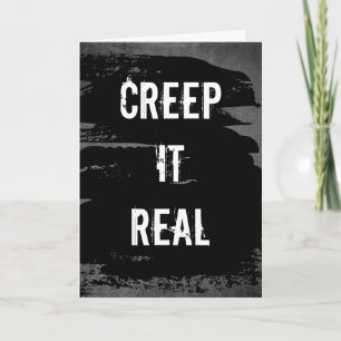 Echt griezelige Halloween Kaart
