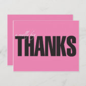 Echt grote Bedankt (Voorkant / Achterkant)